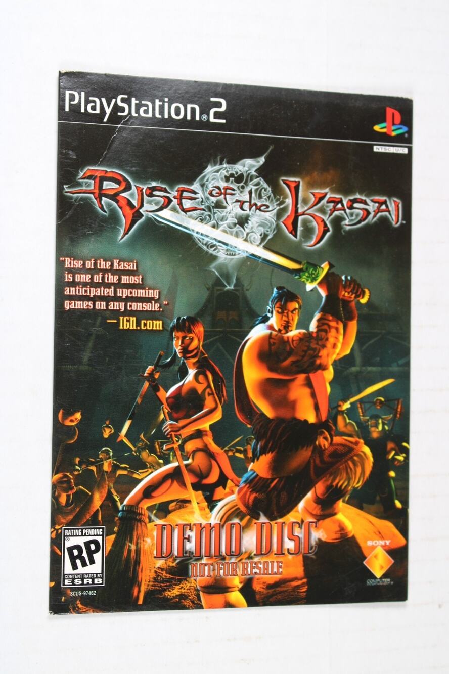Rise of the Kasai Demo Disc PS2 (Sony Playstation 2, 2005) New and Sealed